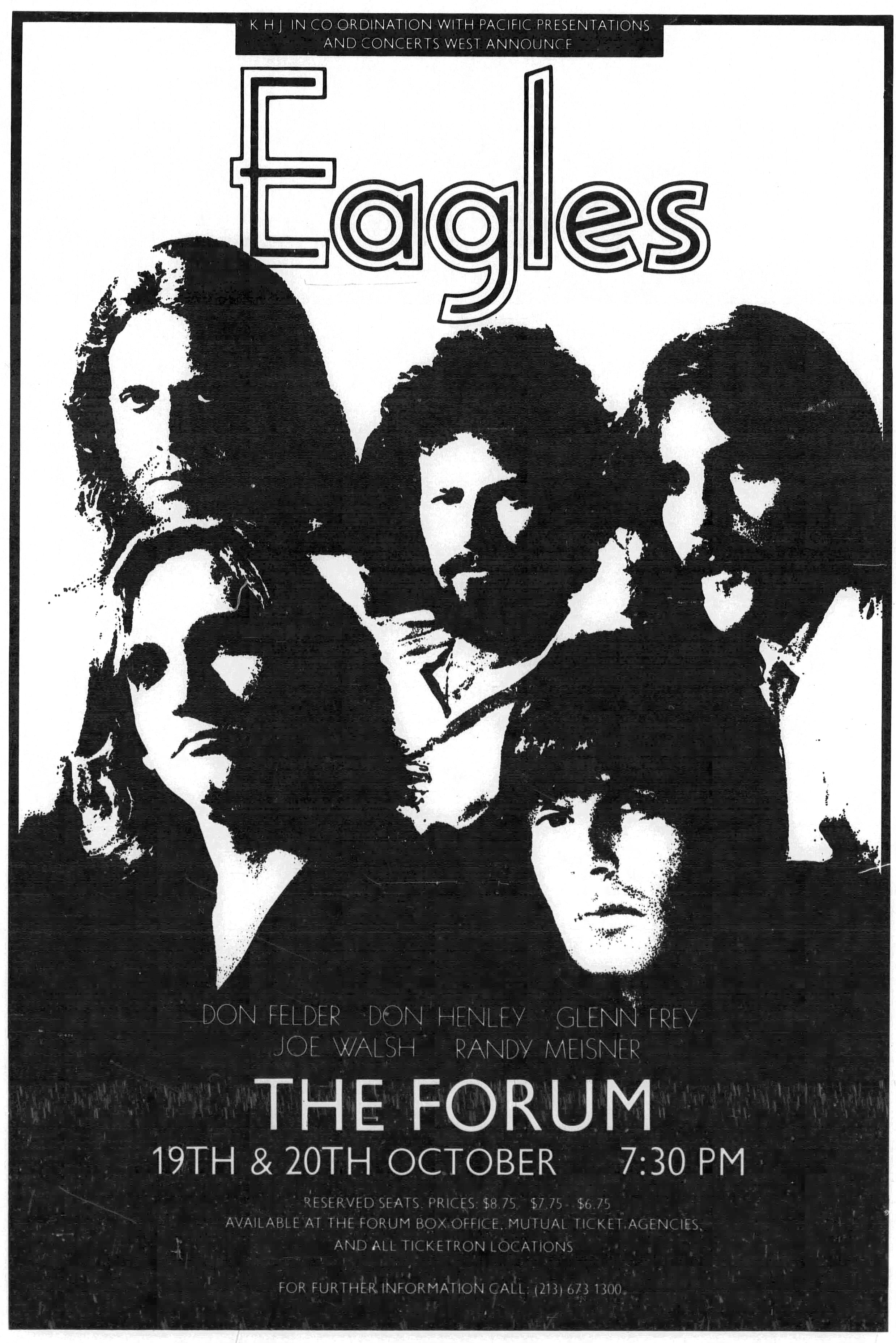 Eagles At The Forum, 1976