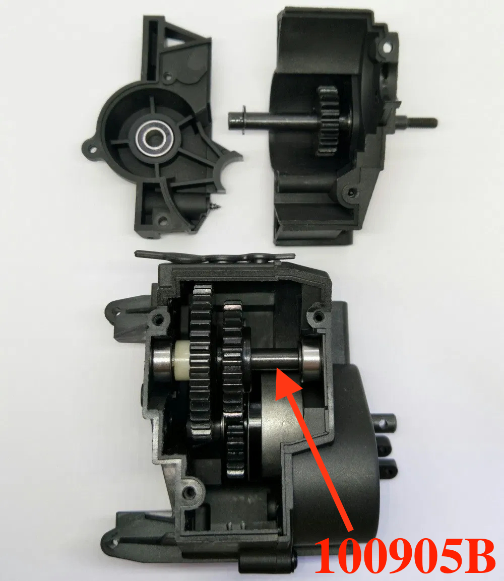 HPI SAVAGE Flux Center Differential Gear Box - Single Speed Metal