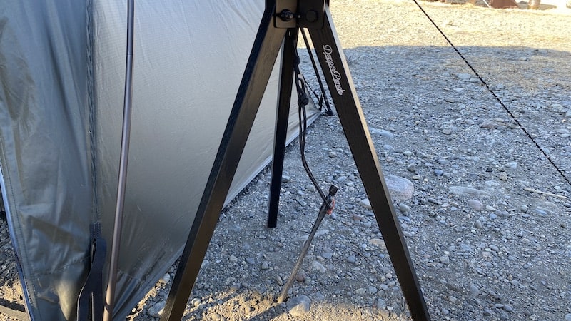 Dapper Punchの木製三脚が万能でおしゃれ！wood pole追加でさらに◎！