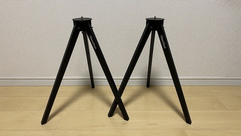 Dapper Punchの木製三脚が万能でおしゃれ！wood pole追加でさらに◎！