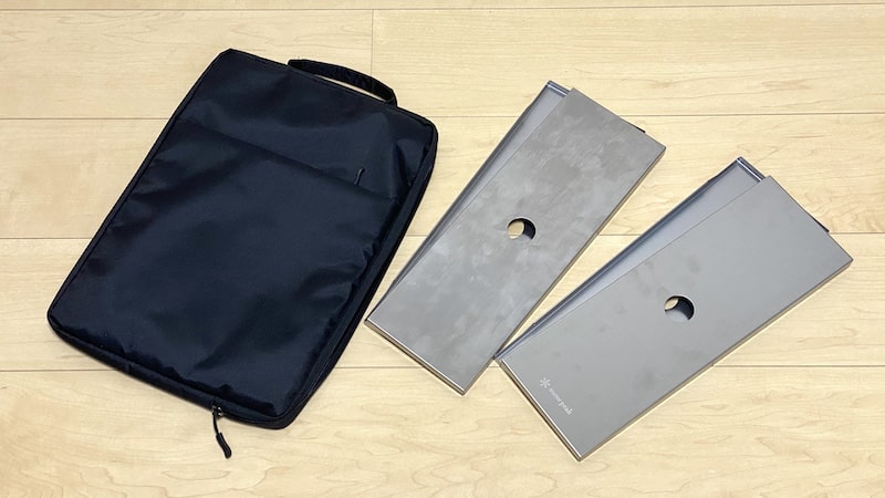 スノーピークIGT規格の天板リッドトレーハーフユニットの収納に困っ