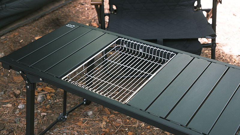 大人気アルペンアウトドアーズのアルミユニットテーブル88/110を