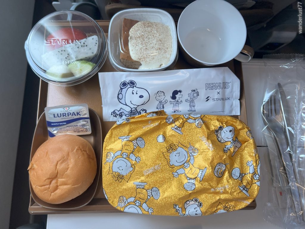 機内食】スターラックス航空 台北→成田 PEANUTS × STARLUX（2024年9月