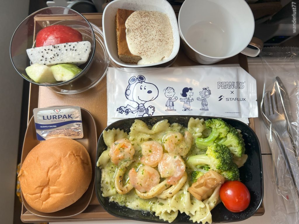 機内食】スターラックス航空 台北→成田 PEANUTS × STARLUX（2024年9月