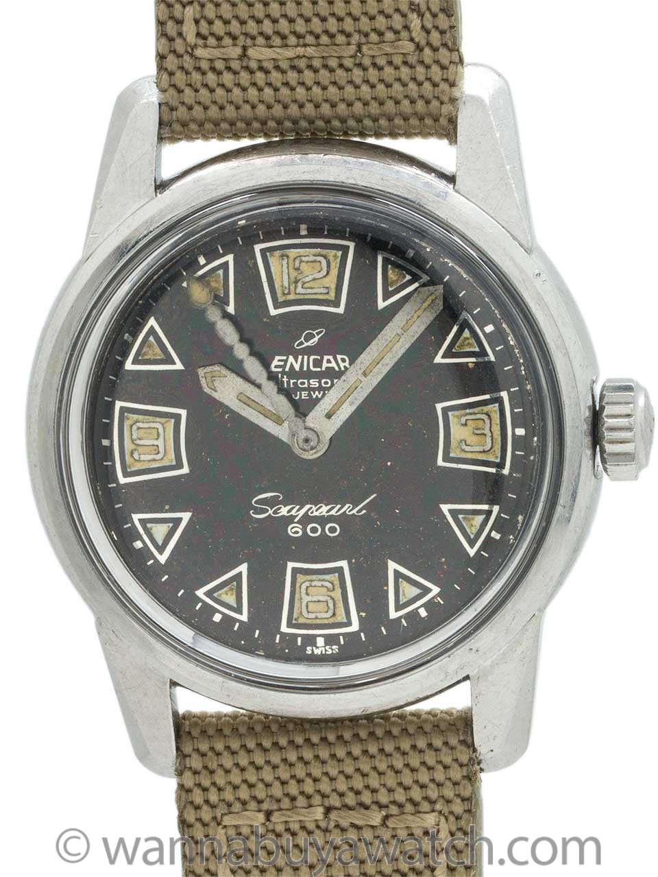 Enicar Sea Pearl 600 Divers circa 1960's