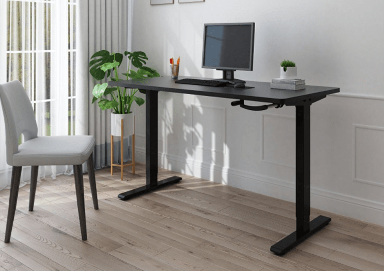 FLEXISPOT 手動式スタンディングデスク H1の実機レビュー － 高さ調節