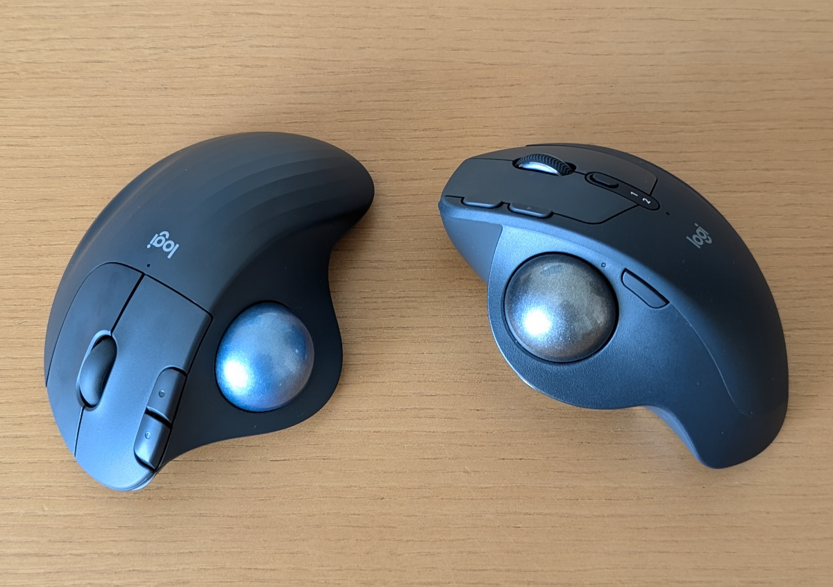 ロジクールのトラックボール「MX ERGO S」と「ERGO M575SP」を使い比べ