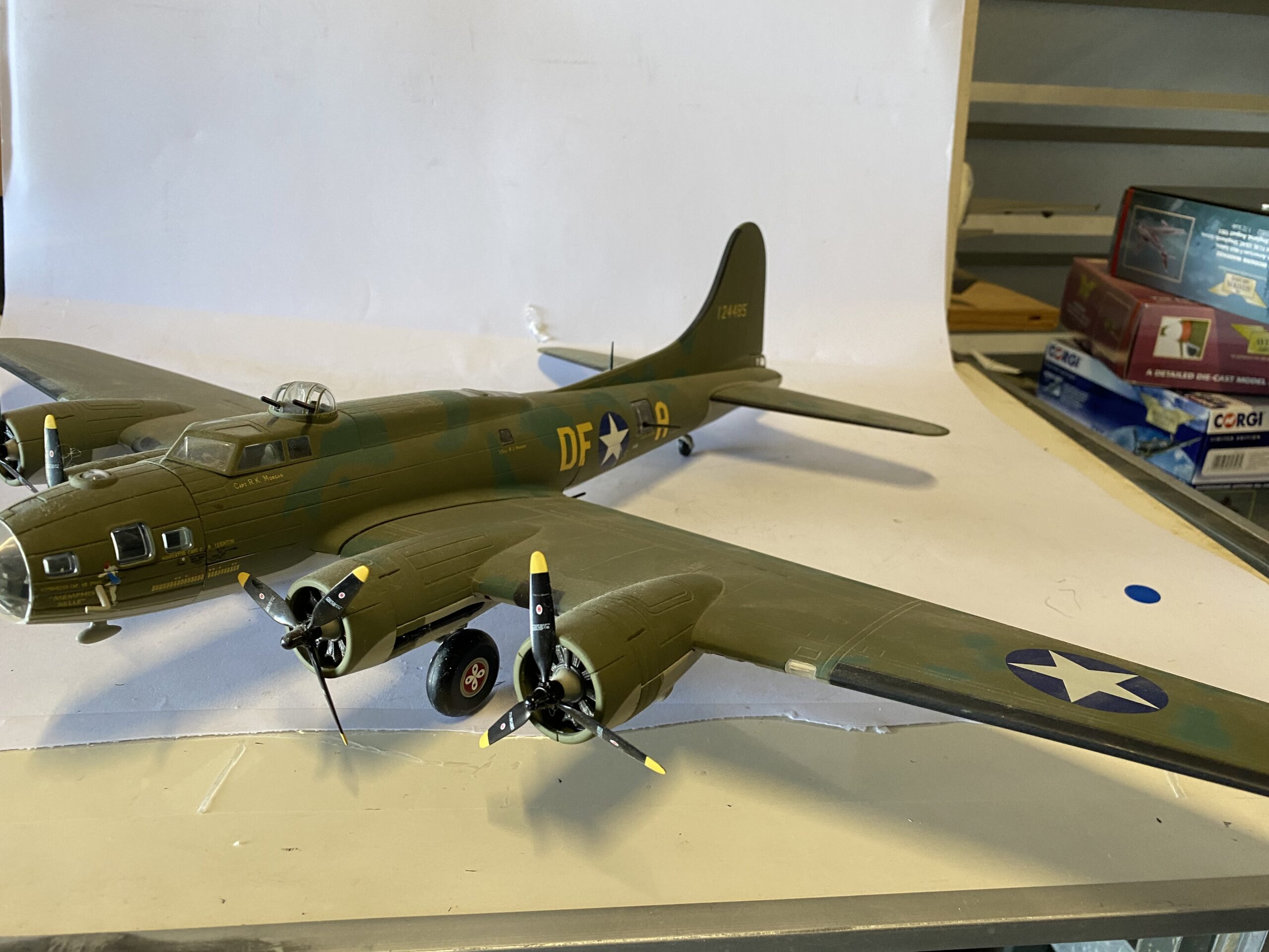 Franklin Mint B-17 Memphis Belle 1:48 NO BOX fm35b - Big Bill's