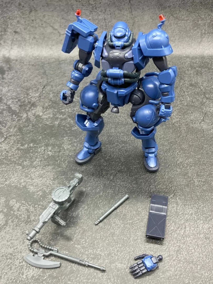 塗装・改造目線】HG軍警ザク レビュー｜スタジオカラー版ザク｜筆塗り