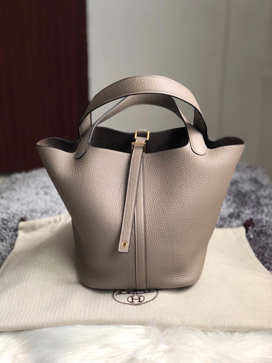 エルメス ピコタンロック MM トゥルティエールグレー トリヨン