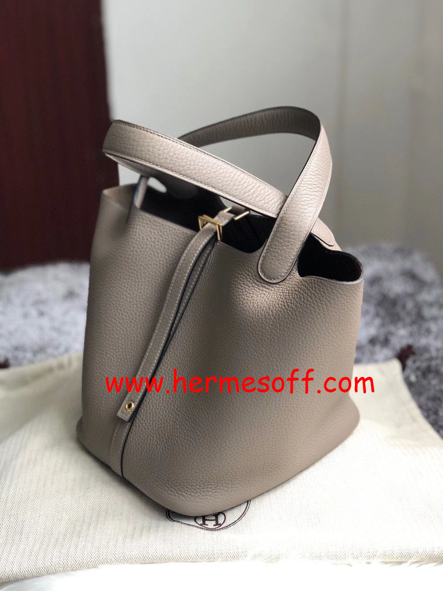 エルメス ピコタンロック MM トゥルティエールグレー トリヨン