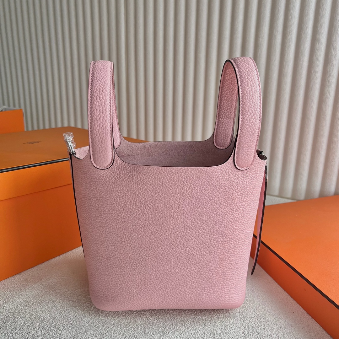 エルメス定価 HERMES ピコタンロックPM/18 ローズサクラ トリヨン