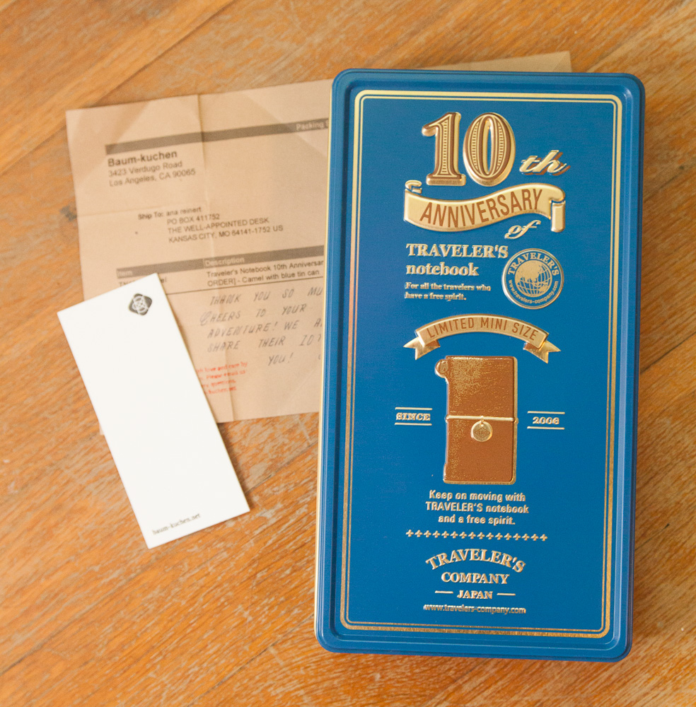 Peek: 10th Anniversary Traveler's Notebook Mini Size – The Well