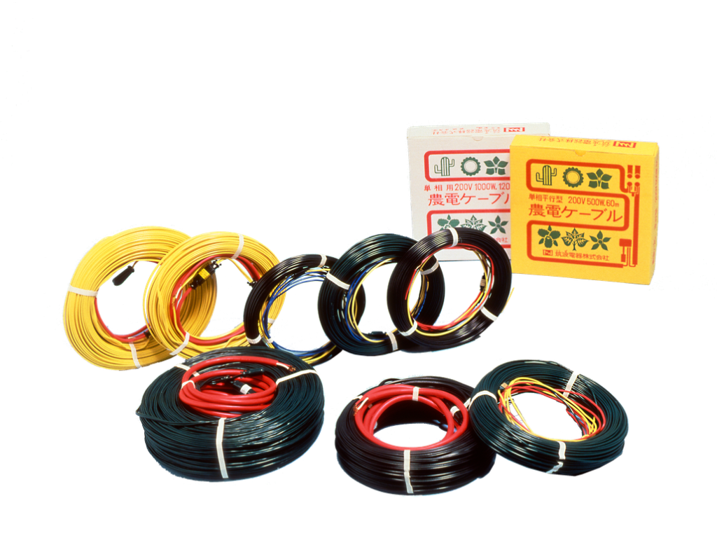 農電ケーブル 電気温床線の代名詞 | 筑波電器株式会社