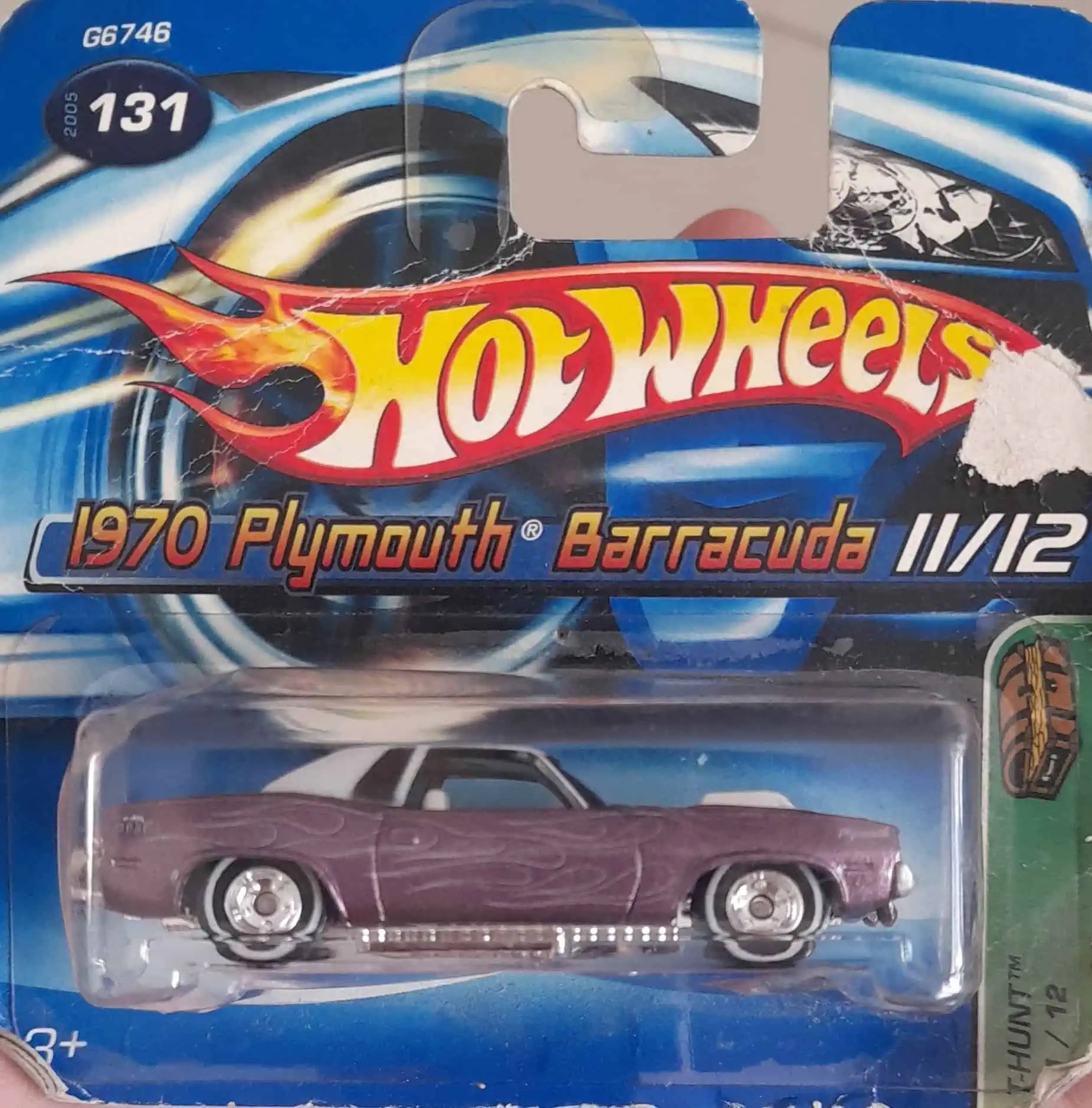 Embalagem danificada SUPER T-HUNT Hot Wheels T-HUNT – 1970