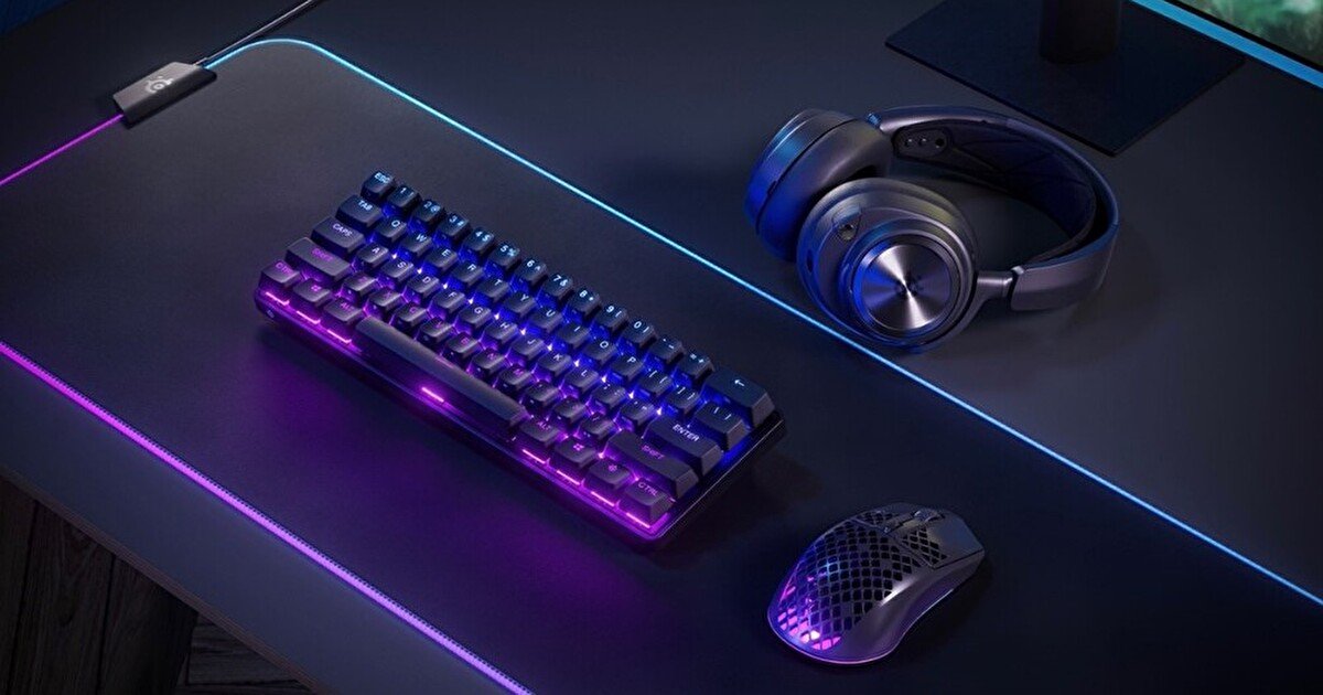 SteelSeriesから従来比60%サイズの小型キーボード「Apex Pro Mini