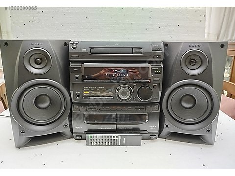SONY MHC 551 KUMANDALI TEMİZ MÜZİK SETİ - İkinci El Sony Müzik