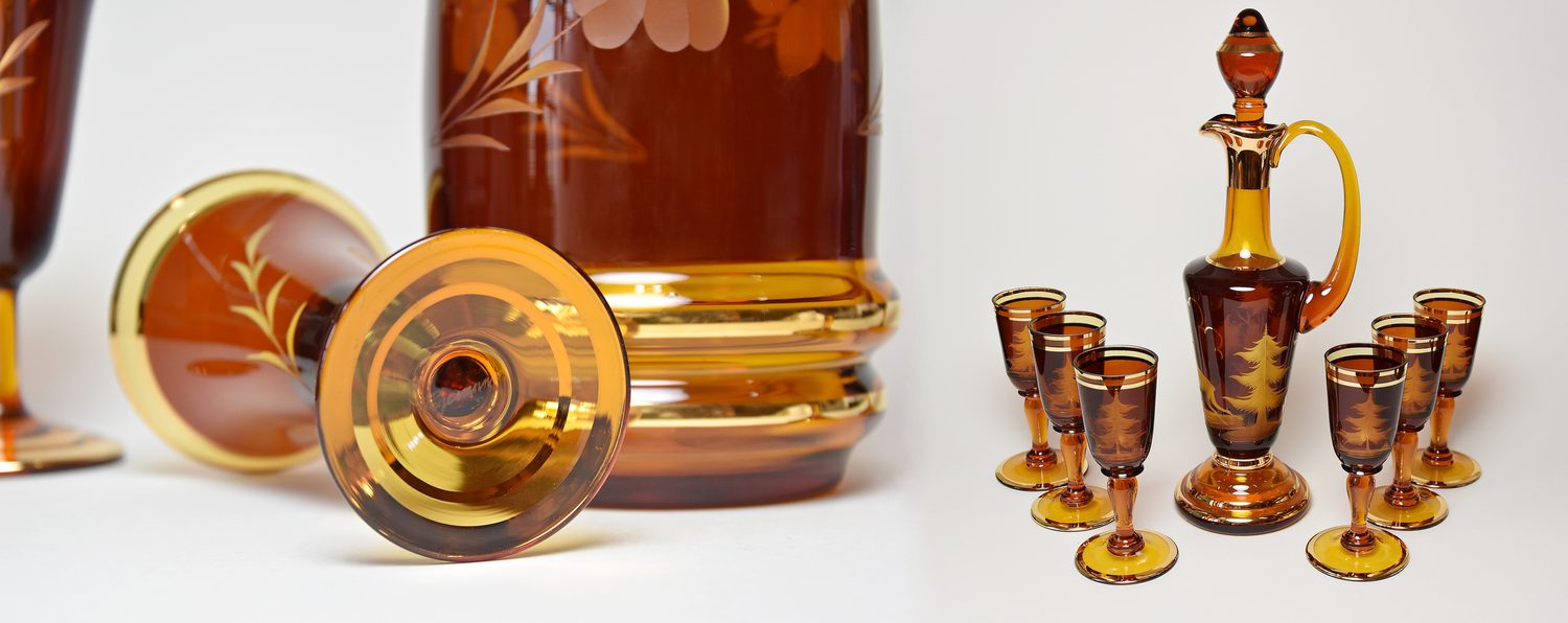 Egermann(エガーマン) Bottom Wide Shape Red - 24K Gold Planted