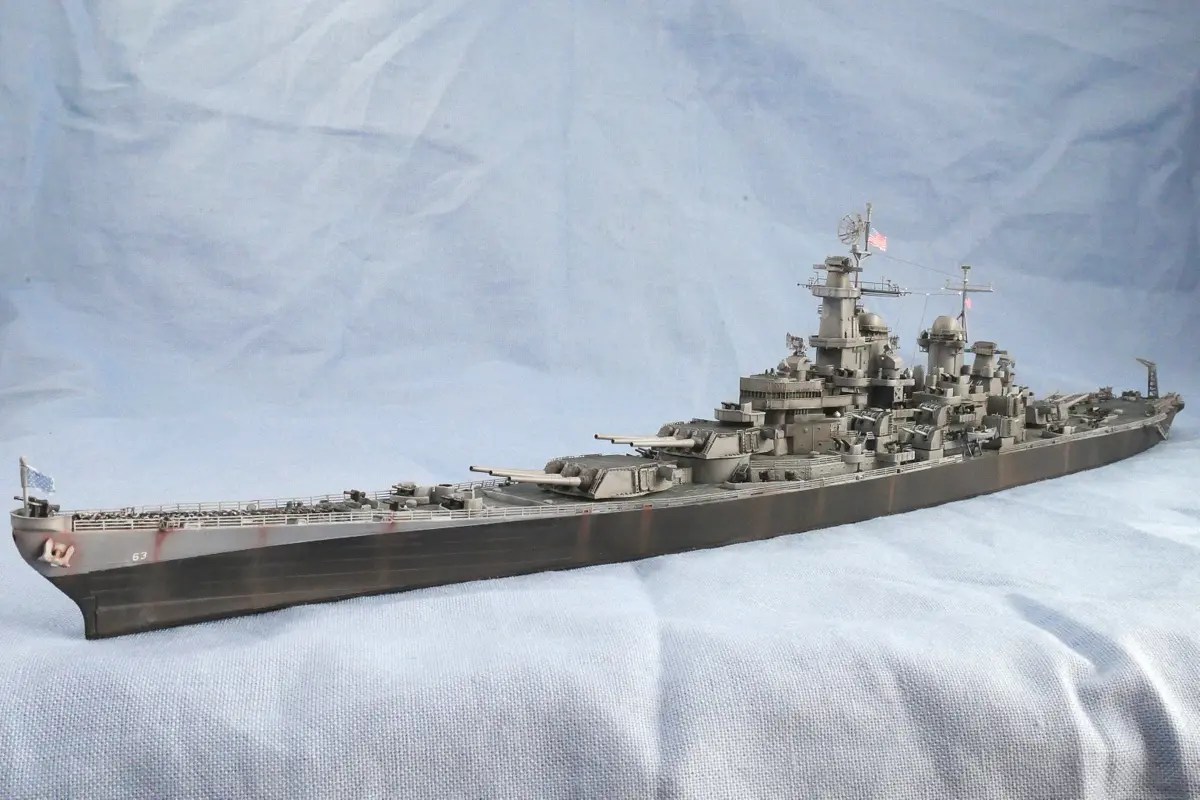 アメリカ海軍 BB-63 戦艦ミズーリ タミヤ 1/700 組立と塗装・製作記