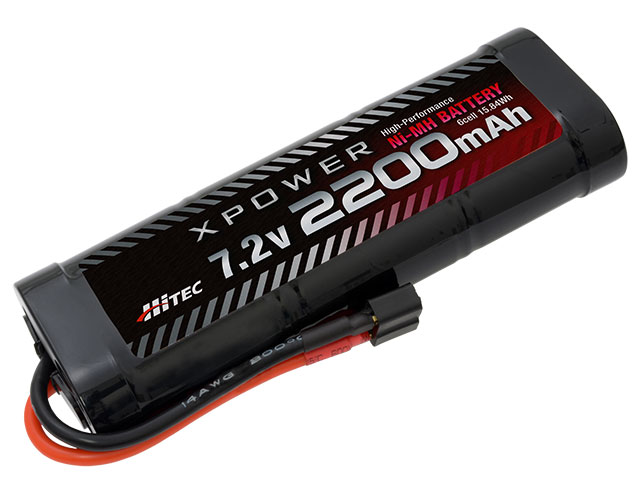 XPOWER Ni-MH 7.2V 2200mAh タミヤタイプコネクター | Hitec Multiplex