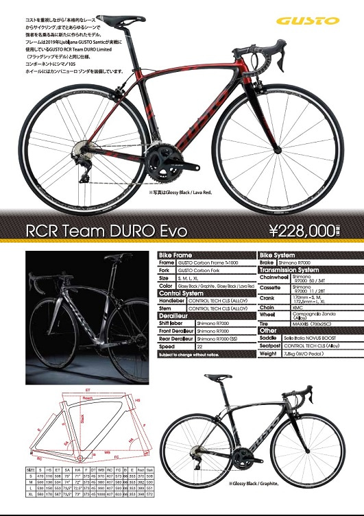 新たな虎の襲来！GUSTO(グスト)『RCR Team Limited DISC』2020年モデル