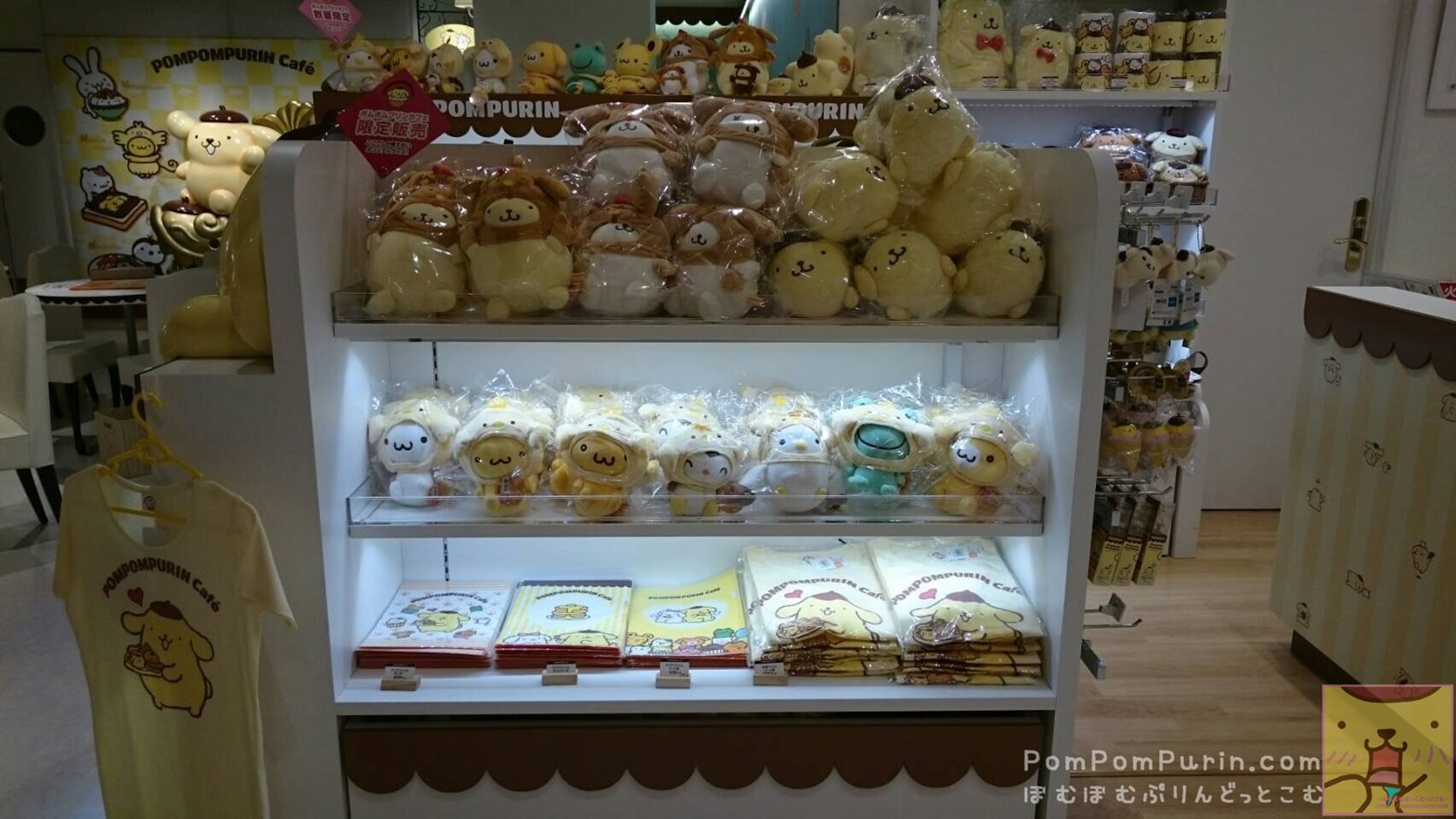 ポムポムプリンカフェ☆名古屋☆名古屋店限定品がたくさん発売されて