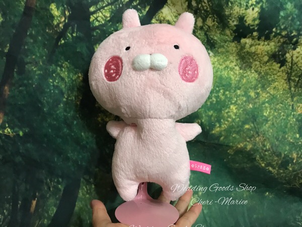 うさまるぬいぐるみほっぺSをウェディングドールに｜結婚式DIY