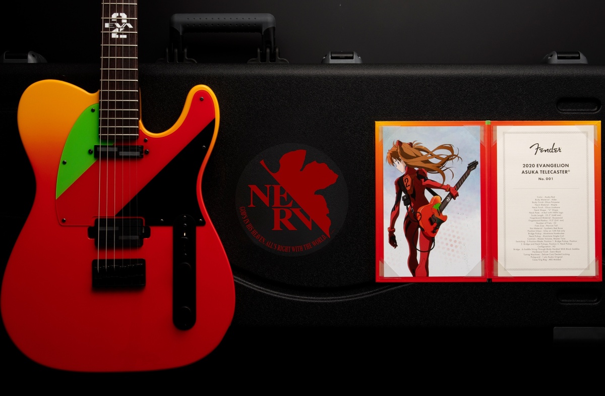 シン・エヴァンゲリオン劇場版」公開記念モデル、Fenderから日本製