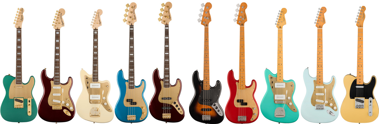 Squier（スクワイアー）40TH アニバーサリーモデル！ – GuitarQuest