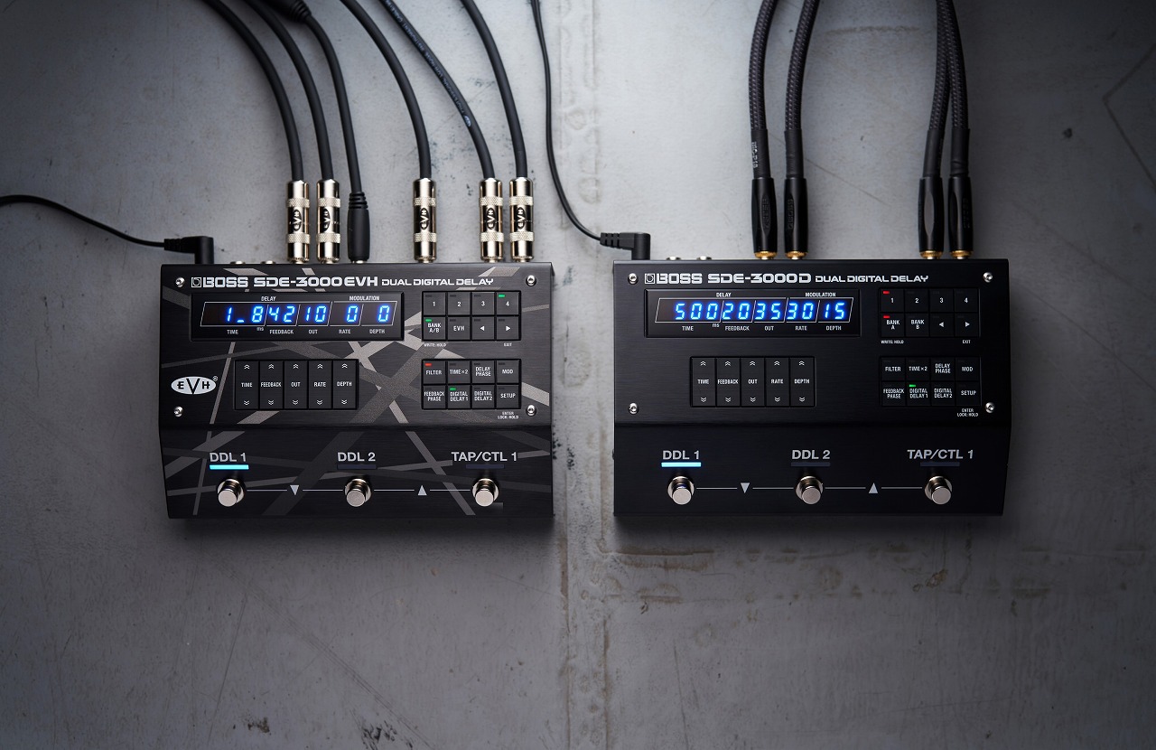 BOSS新製品 SDE-3000D / SDE-3000EVH – GuitarQuest イシバシ楽器が
