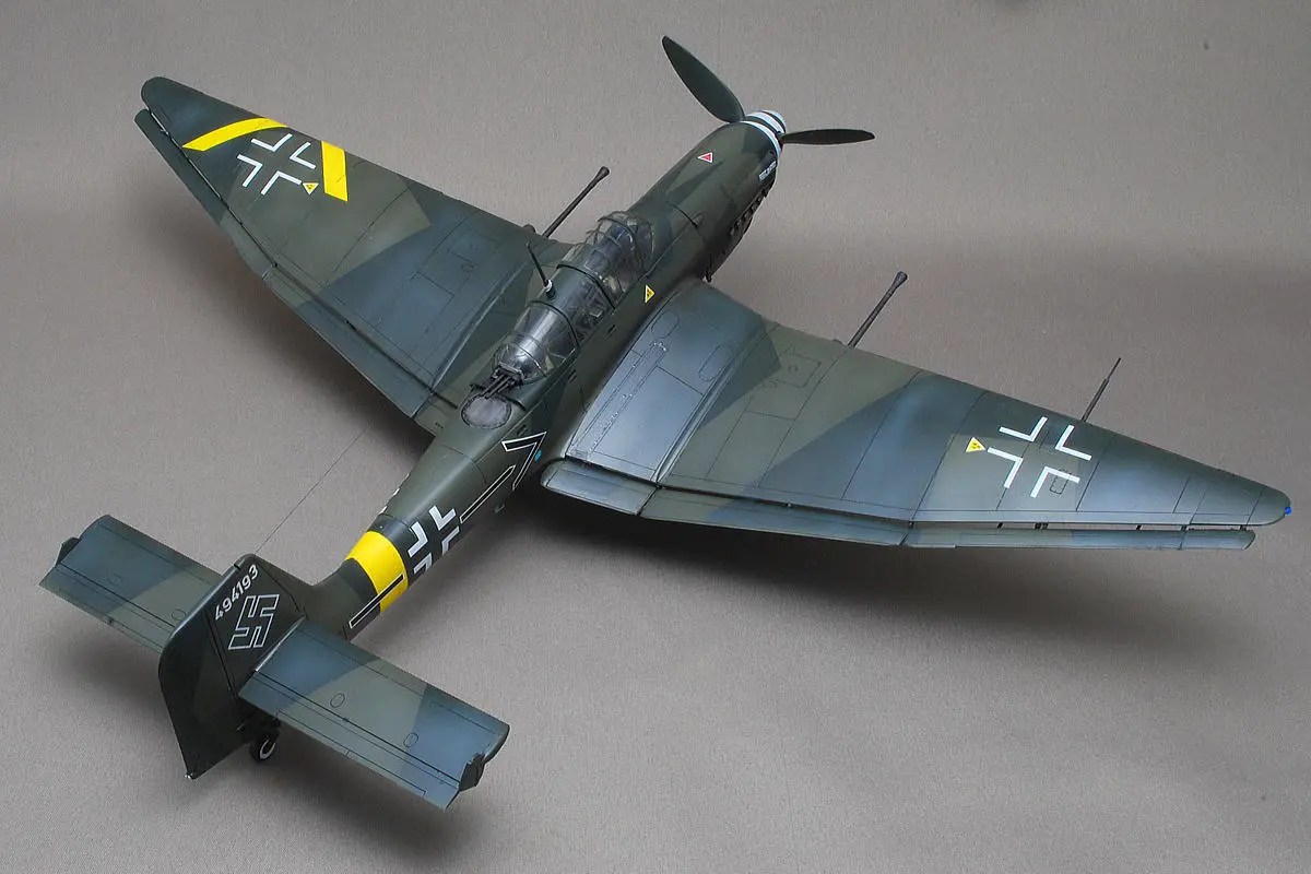 ユンカース Ju87G-2 スツーカ タンクバスター ドイツ軍攻撃機 ハセガワ