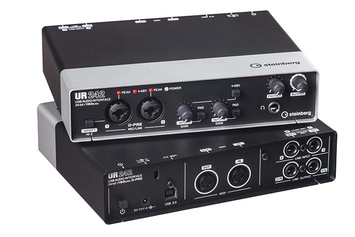 Steinberg、新型オーディオ・インターフェース「UR242」を発表