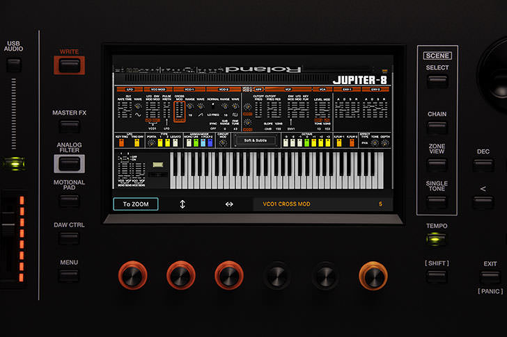ローランド、新型フラッグシップ・シンセ、「FANTOM EX」シリーズを