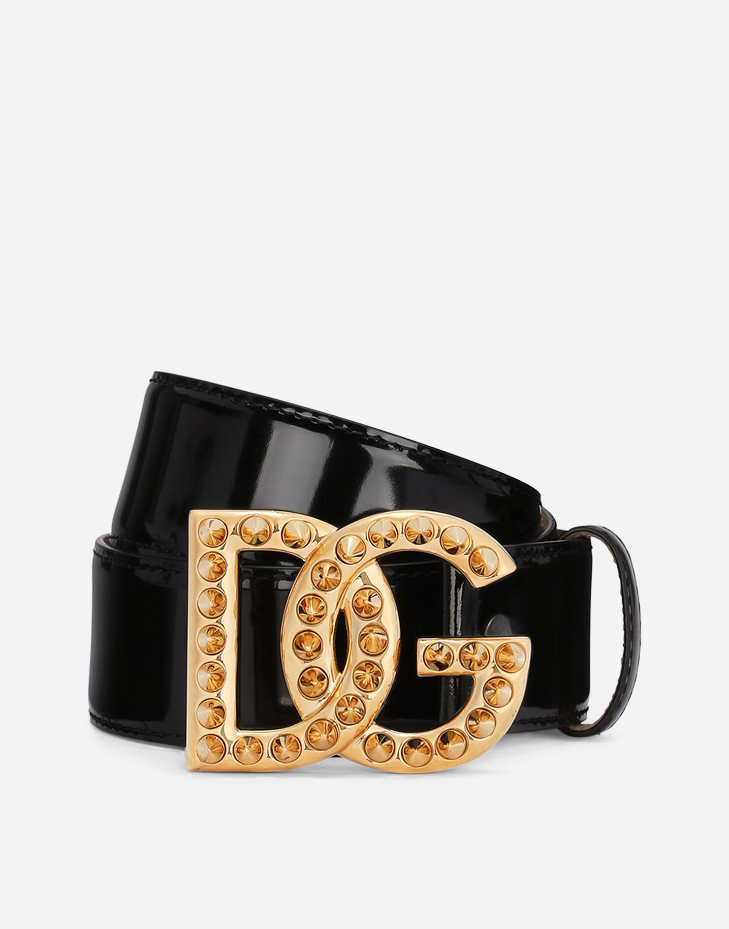 Dolce & Gabbana Black Belt at ICETIME LUXE: Shop Now 2025