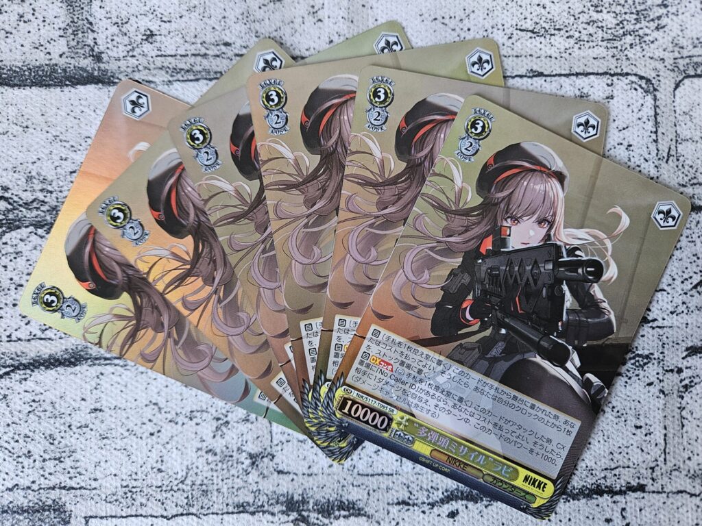 ヴァイス】勝利の女神：NIKKE（トライアルデッキ）を1BOX/6個開封