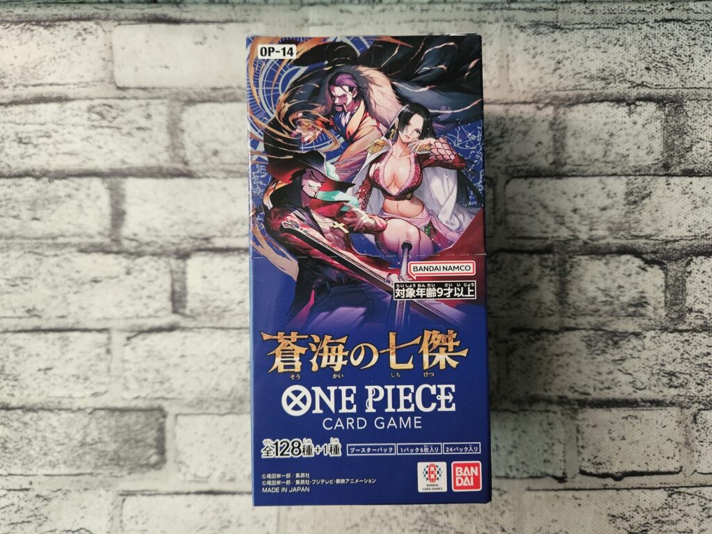 ワンピース】蒼海の七傑を1ボックス開封。 | あいすの隠れ家