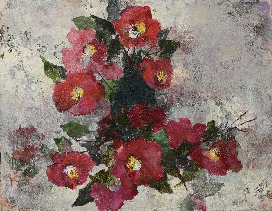 羽倉恭子展－四季の花と共に2026－（銀座 ギャラリー一枚の繪） | 一枚の繪