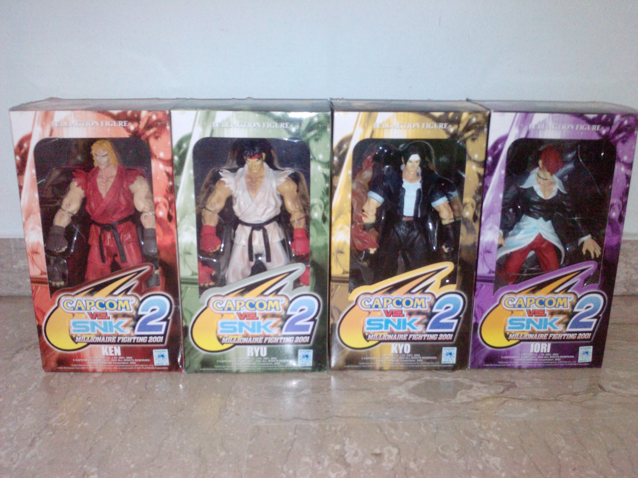 Capcom vs SNK 2 Action Figures – Ryu, Ken, Kyo, Iori | I Am Ipodman