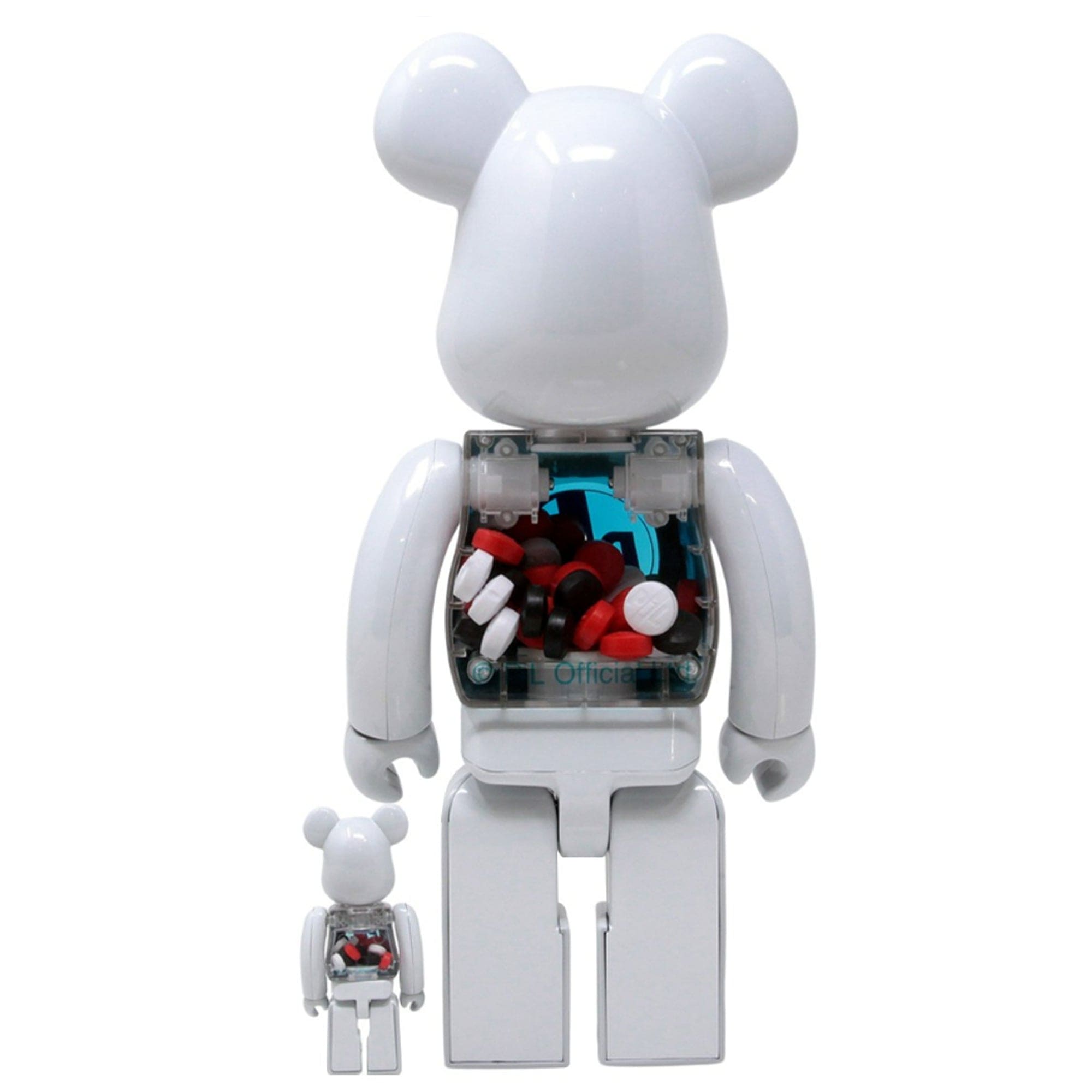 PiL Chrome Version 400% + 100% Bearbrick Combo by Medicom