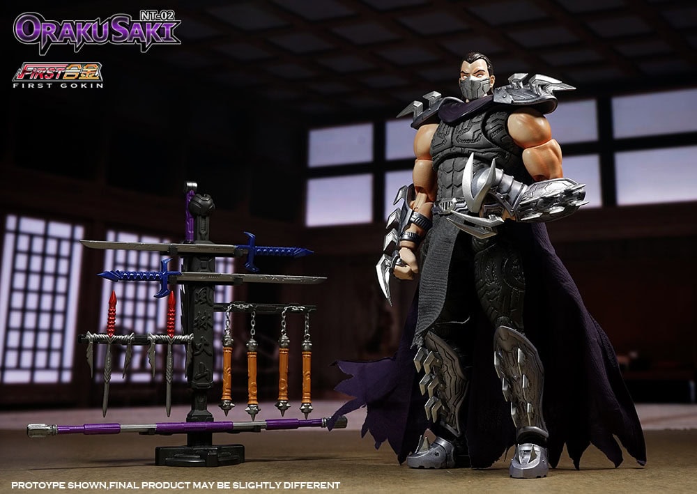 First Gokin - NT-02 Oraku Saki Shredder (MIB) - Iacon 3D Labs