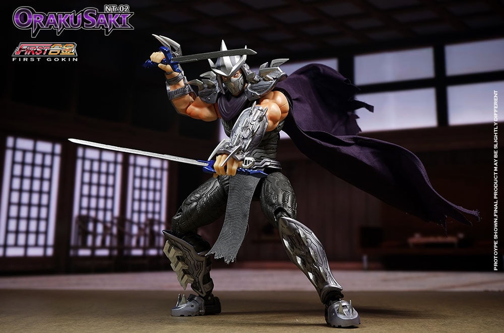 First Gokin - NT-02 Oraku Saki Shredder (MIB) - Iacon 3D Labs