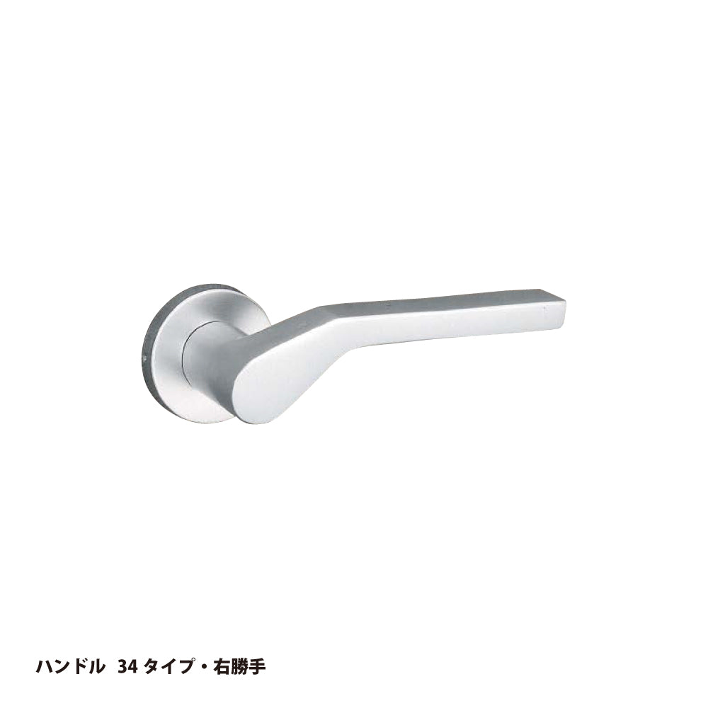 U9 LA34-1 片開き用 SV｜レバーハンドル錠｜美和ロック（MIWA