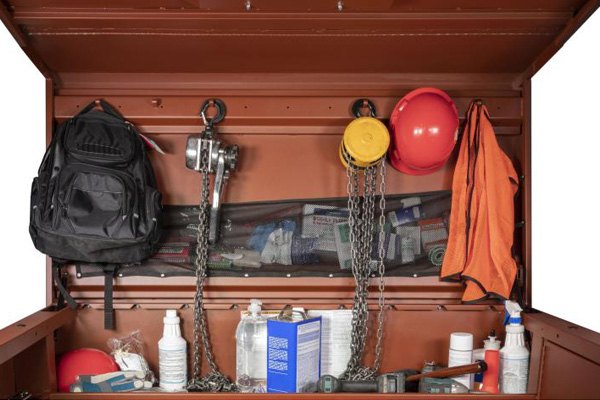 Jobox® 2-682990-01 - Crescent™ Site-Vault™ Brown Steel Piano Box