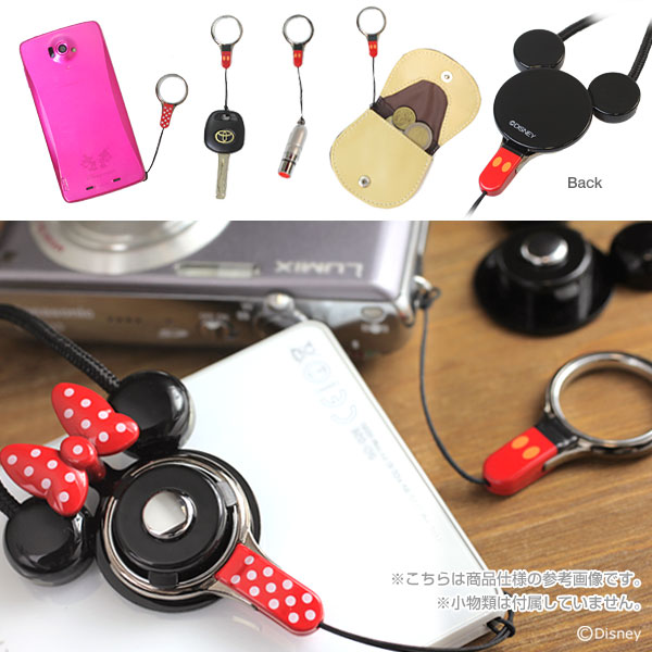 HandLinker ディズニー ネックストラップ ミニー ミッキー セット