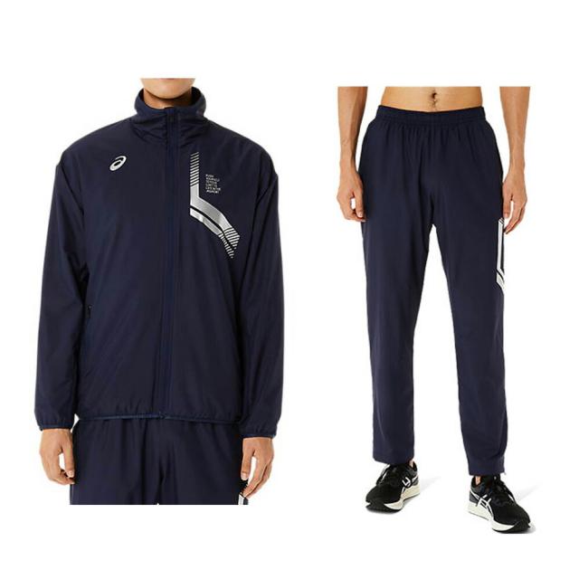 Bホワイト/2XLのみ】ASICS（アシックス）LIMO 裏トリコット ブレーカー