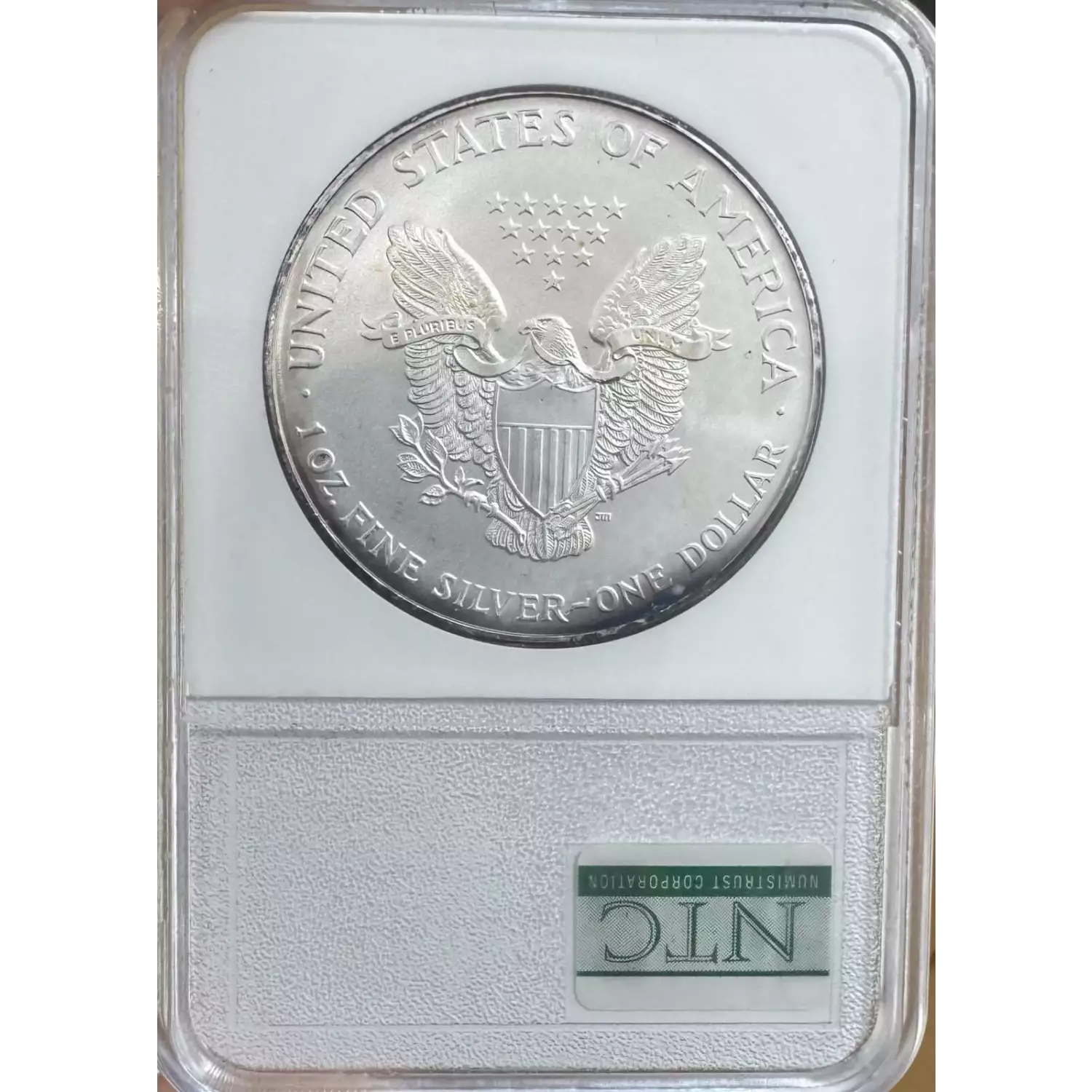 2001 American Silver Eagle Recovered from World Trade Center