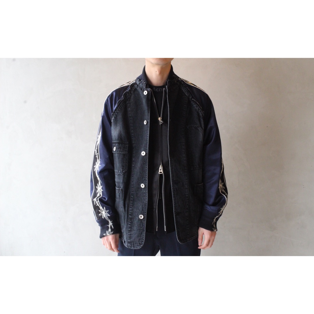 sacai / Dr.Woo Denim × Stadium Jacket | IDEAL