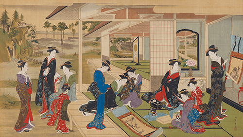 美人鑑賞図｜収蔵品の紹介「出光コレクション」｜出光美術館