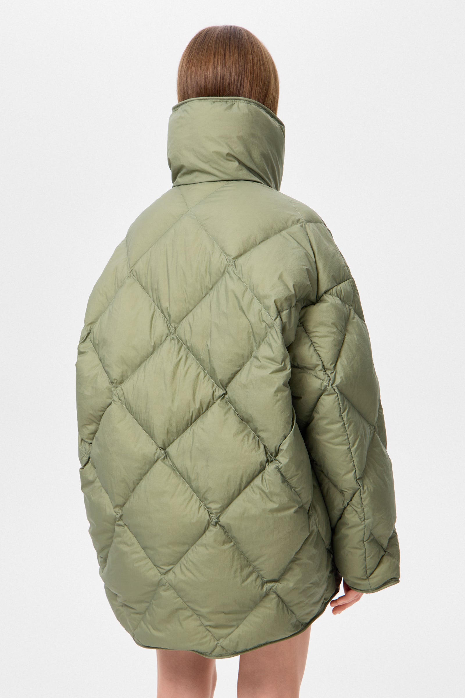 Cozy Queen Jacket Micro Olive Green