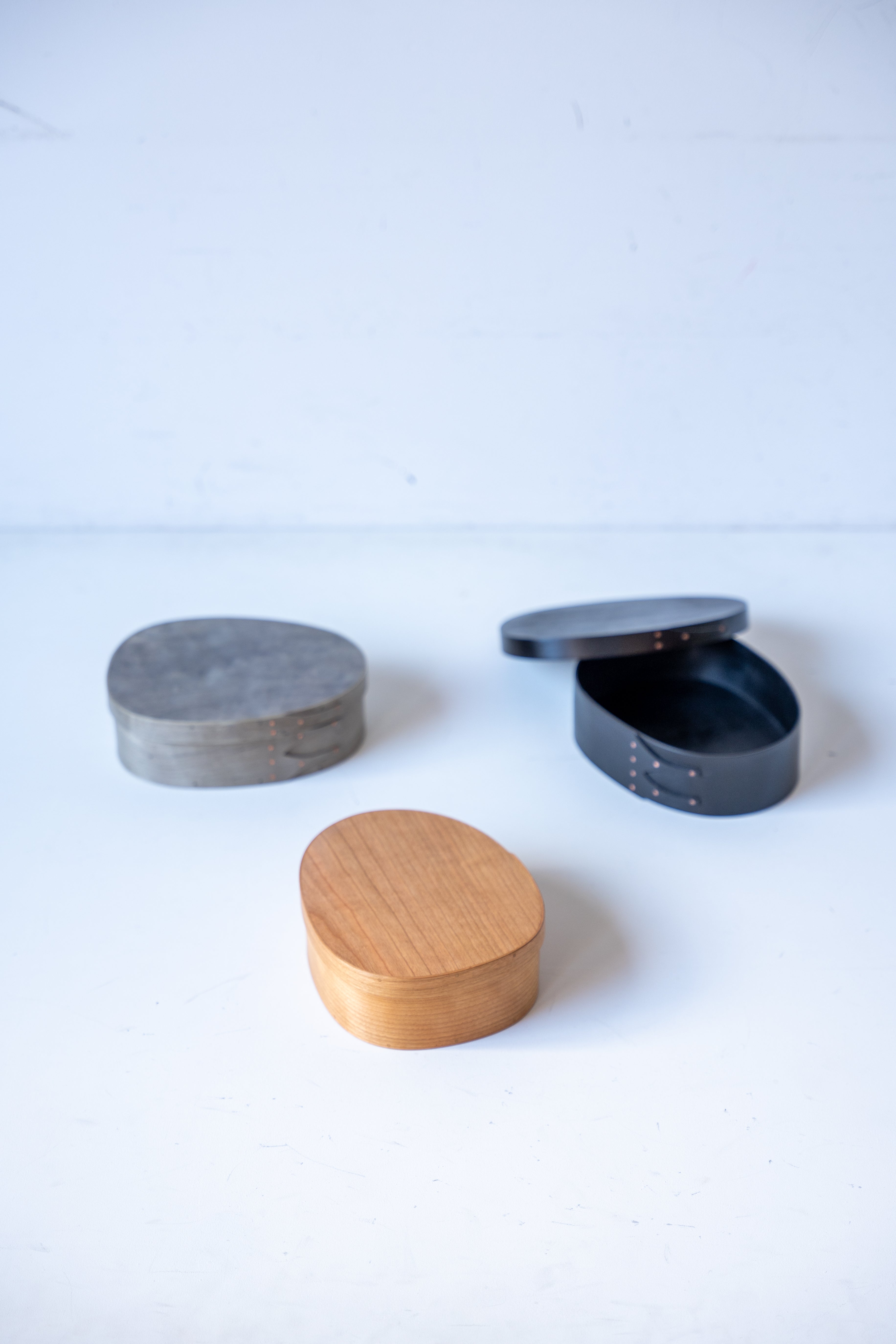 IFUJI GLASSES BOX(gray/草木染) IFUJI MAGAZINE BOX gray/草木染め